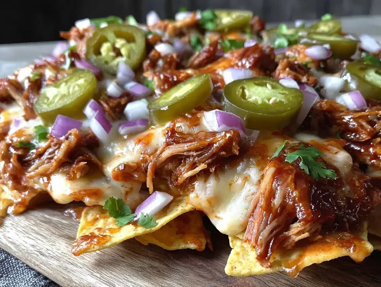 pulled pork nachos preparation steps