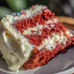 red velvet flag cake - featured image