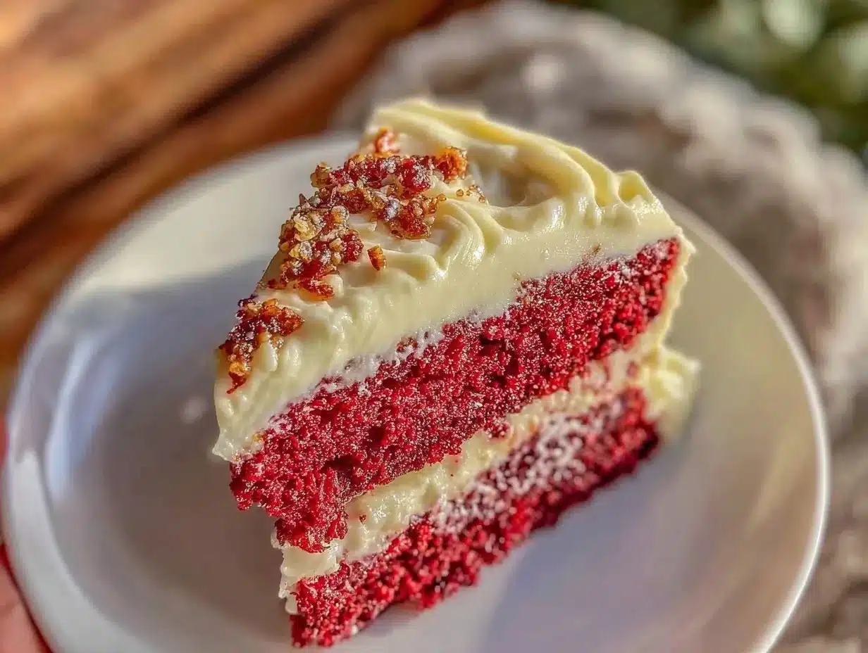 red velvet flag cake preparation steps