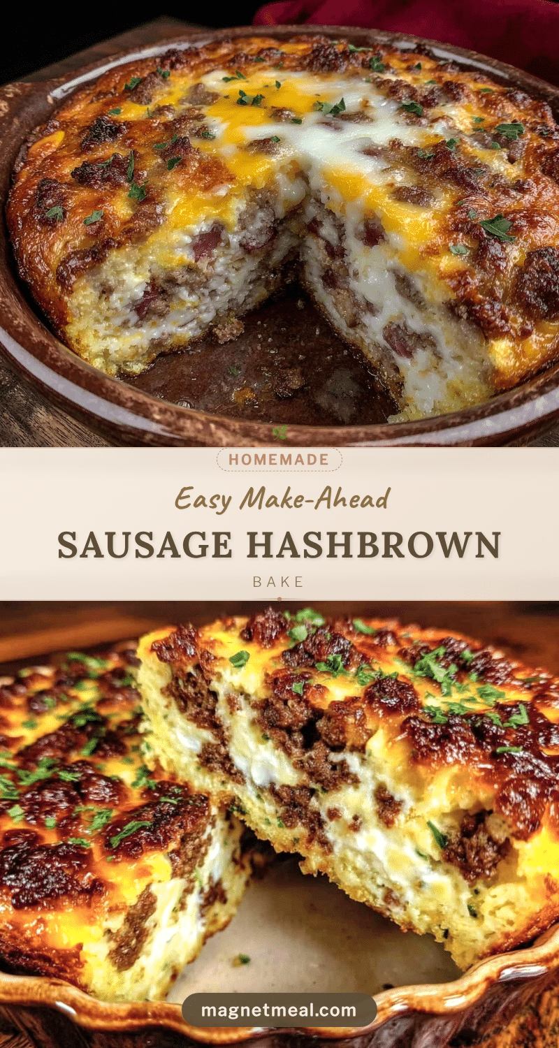 sausage and hashbrown egg bake recipe