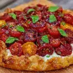 savory tomato galette - featured image