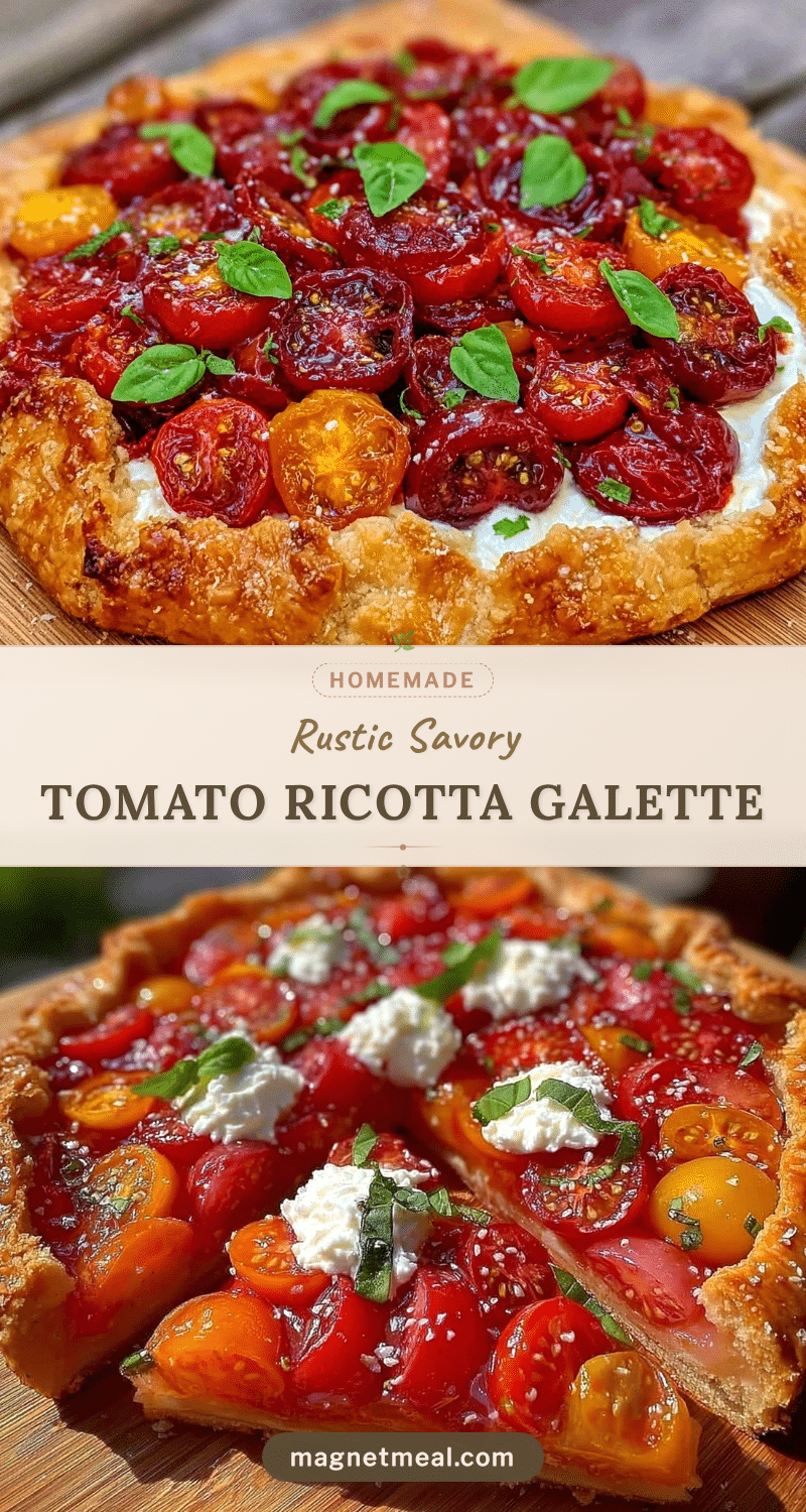 savory tomato galette recipe