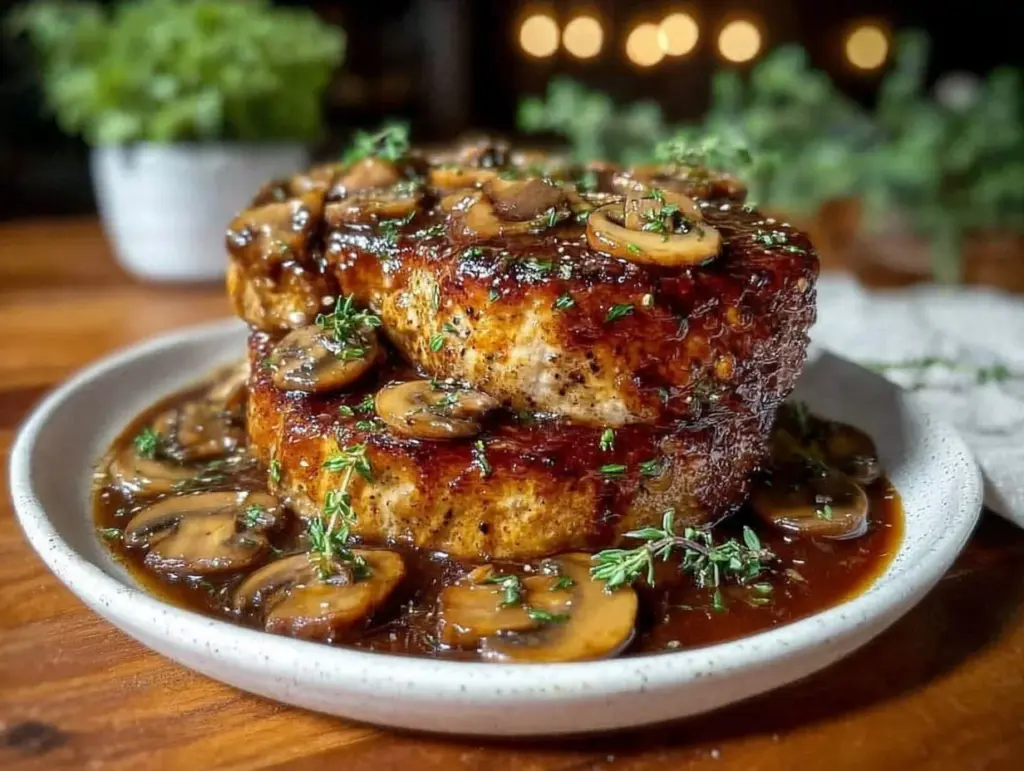 smothered pork chops - featured image
