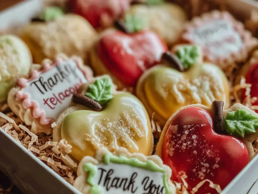 thank you teacher cookie gift box - featured image