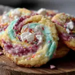 tie-dye swirl sugar cookies - featured image