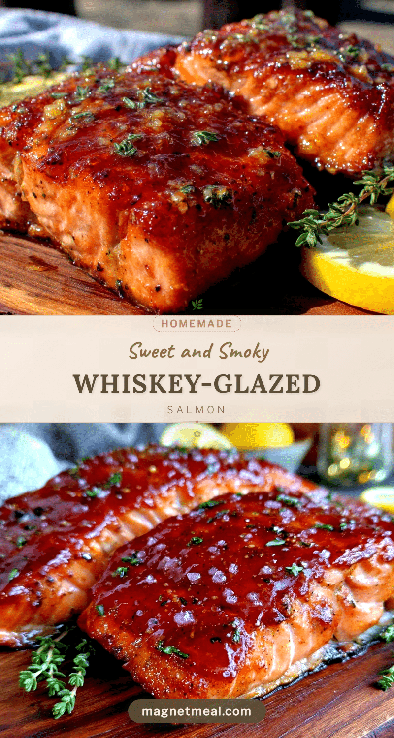 whiskey-glazed grilled salmon recipe