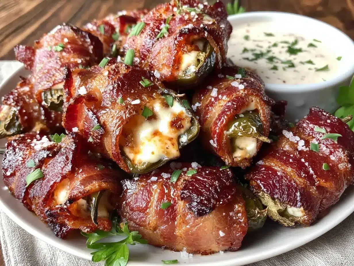 bacon-wrapped jalapeño poppers preparation steps