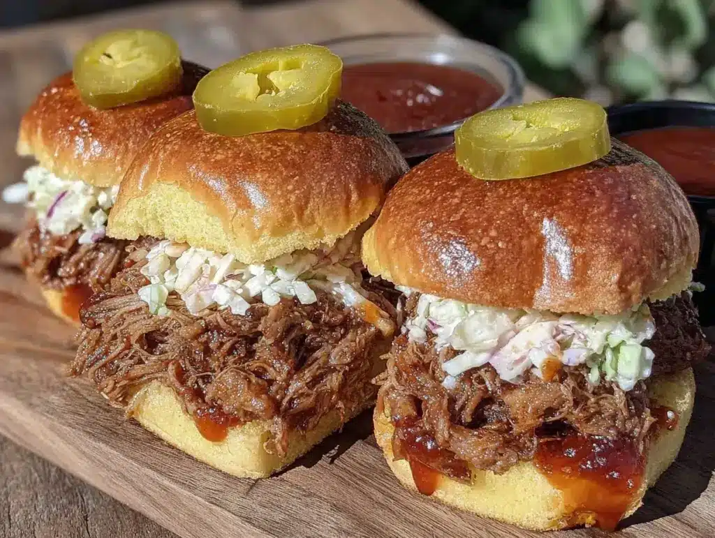 BBQ pulled pork sliders - featured image