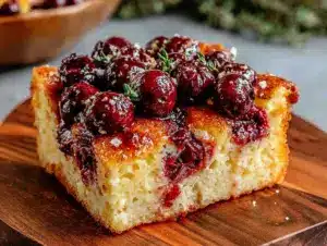 black cherry clafoutis - featured image