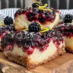 blackberry lemon bars - featured image
