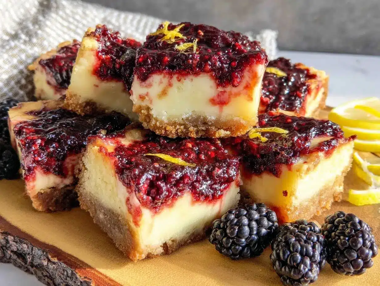 blackberry lemon bars preparation steps