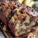 brown butter chocolate chip banana bread - featured image