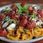 Creamy Burrata Caprese Pasta - featured image