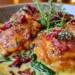 creamy one-pot tuscan garlic chicken - featured image