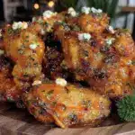 crispy air fryer chicken wings - featured image