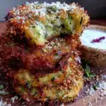 Crispy Parmesan Zucchini Fritters - featured image
