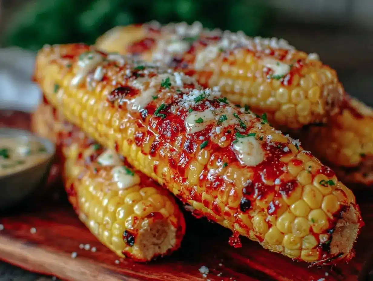 easy summer bbq grilled corn on the cob preparation steps