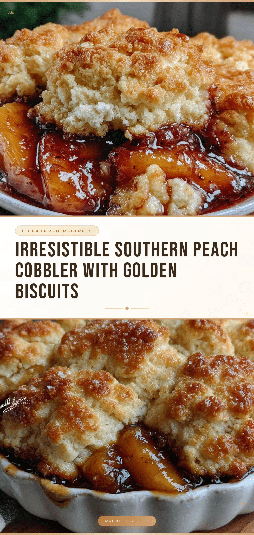 fresh peach cobbler recipe