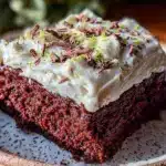 fudgy double chocolate zucchini cake - featured image