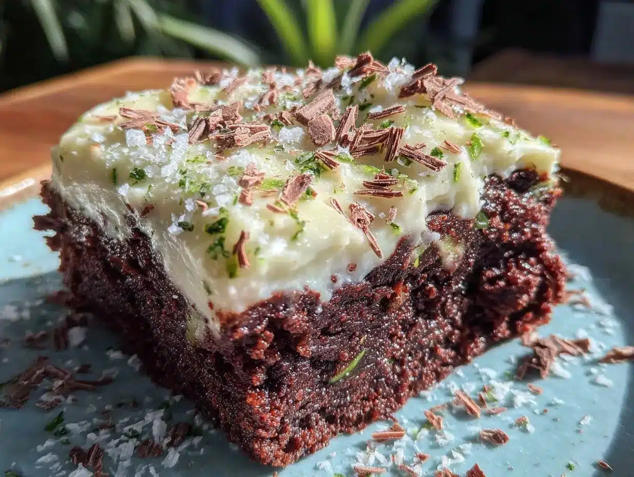 fudgy double chocolate zucchini cake preparation steps