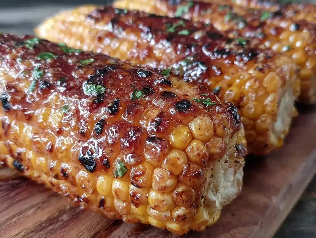 grilled corn on the cob with chipotle lime butter preparation steps