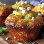 honey butter cornbread muffins - featured image