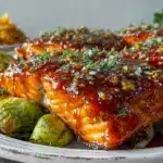 honey garlic glazed salmon - featured image