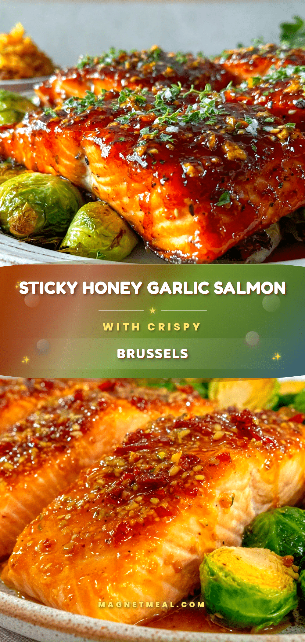 honey garlic glazed salmon recipe