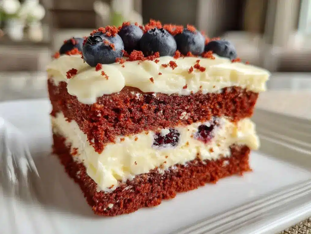 layered flag cake recipe - featured image