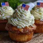 mini flag cupcakes - featured image
