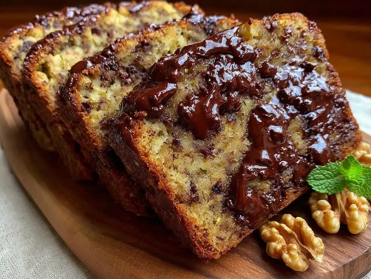 moist chocolate chip zucchini bread preparation steps