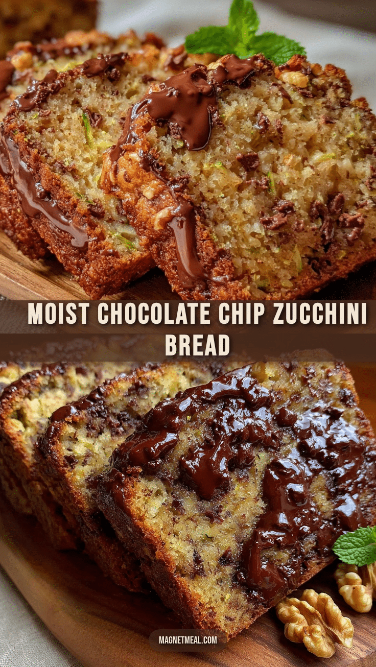 moist chocolate chip zucchini bread recipe