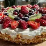 patriotic fruit pizza - featured image