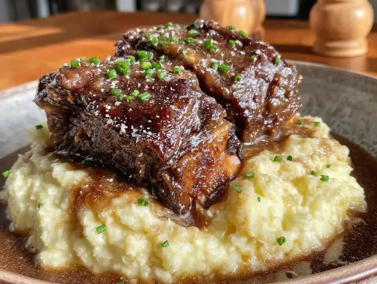 slow cooker beer braised short ribs preparation steps