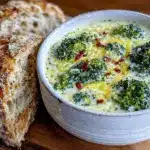 slow cooker broccoli cheddar soup - featured image