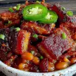 smoky brown sugar baked beans - featured image
