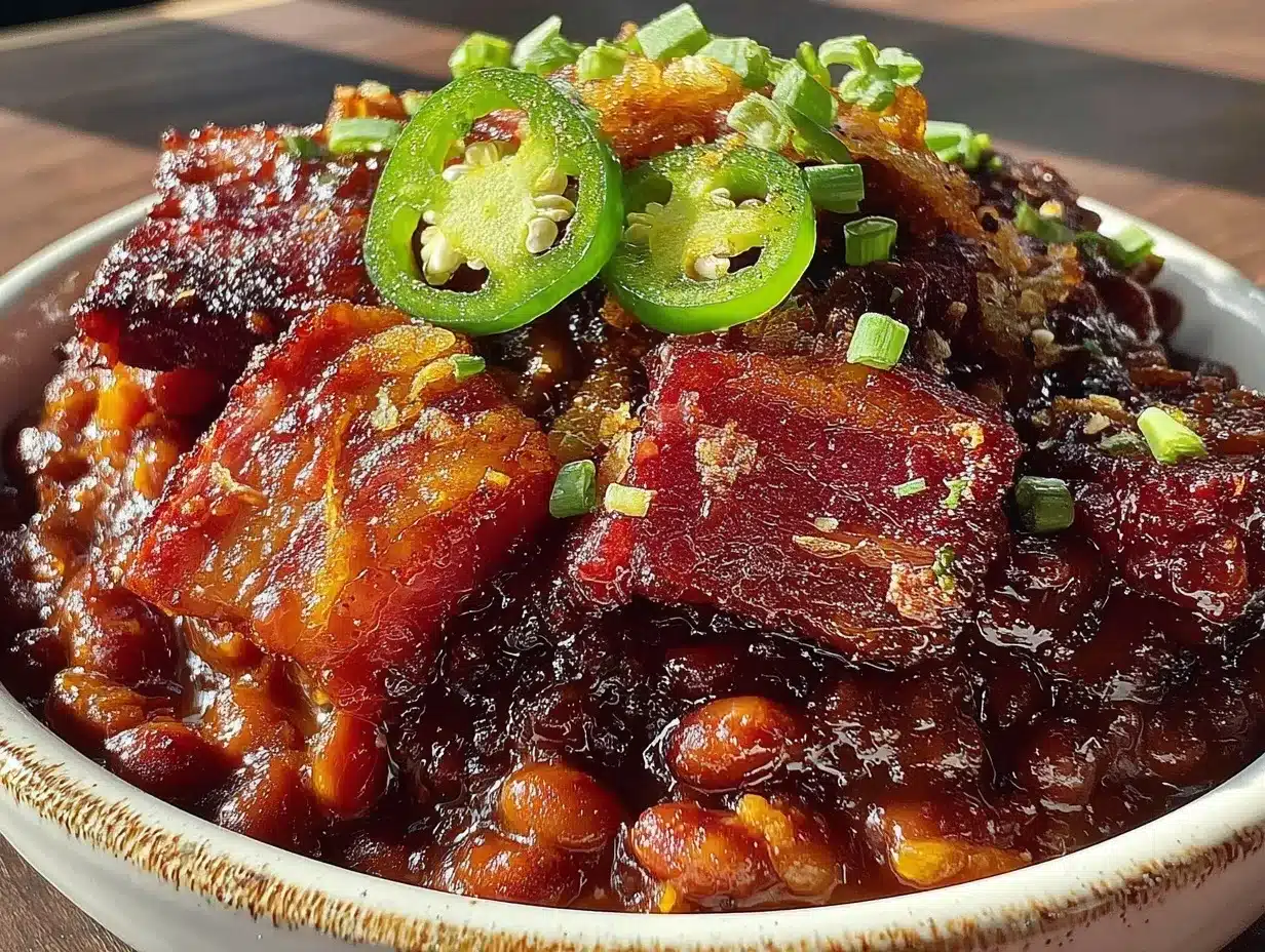 smoky brown sugar baked beans preparation steps