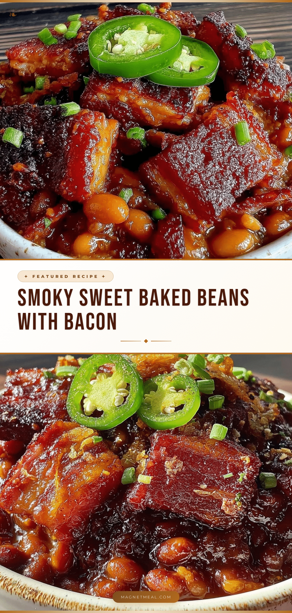 smoky brown sugar baked beans recipe