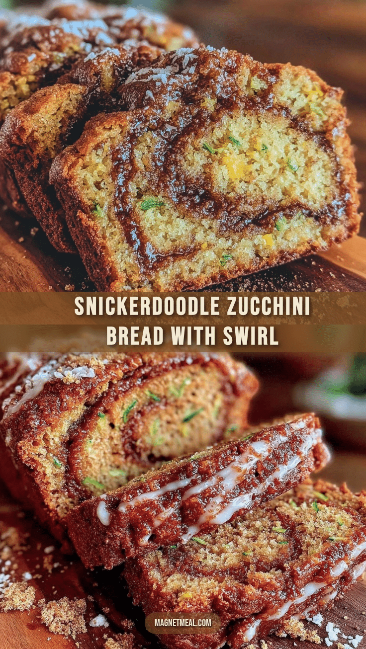 snickerdoodle zucchini bread recipe