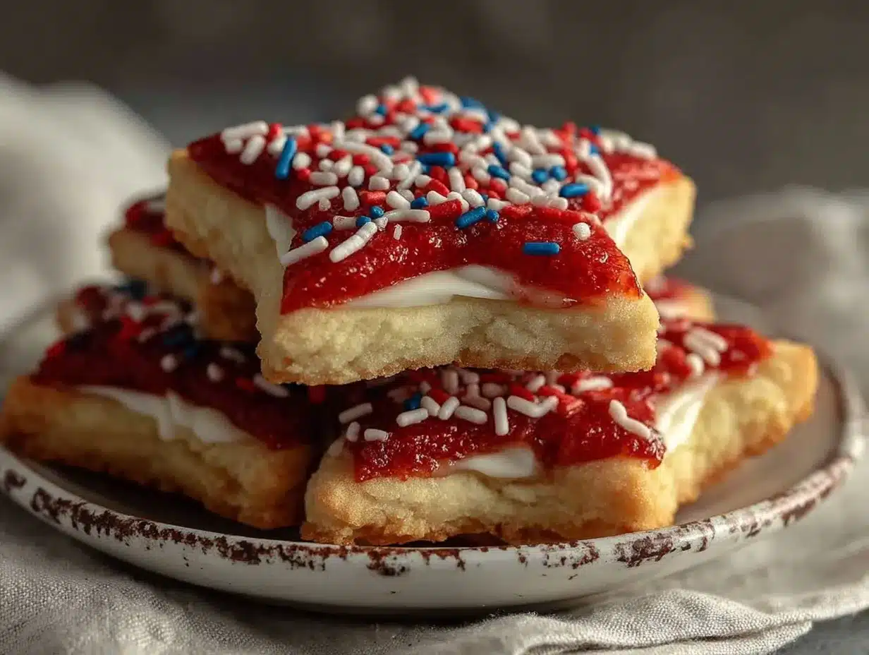 soft frosted red white and blue star sugar cookies preparation steps