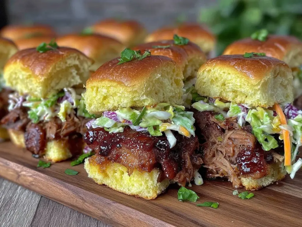 Tennessee Whiskey Pulled Pork Sliders - featured image