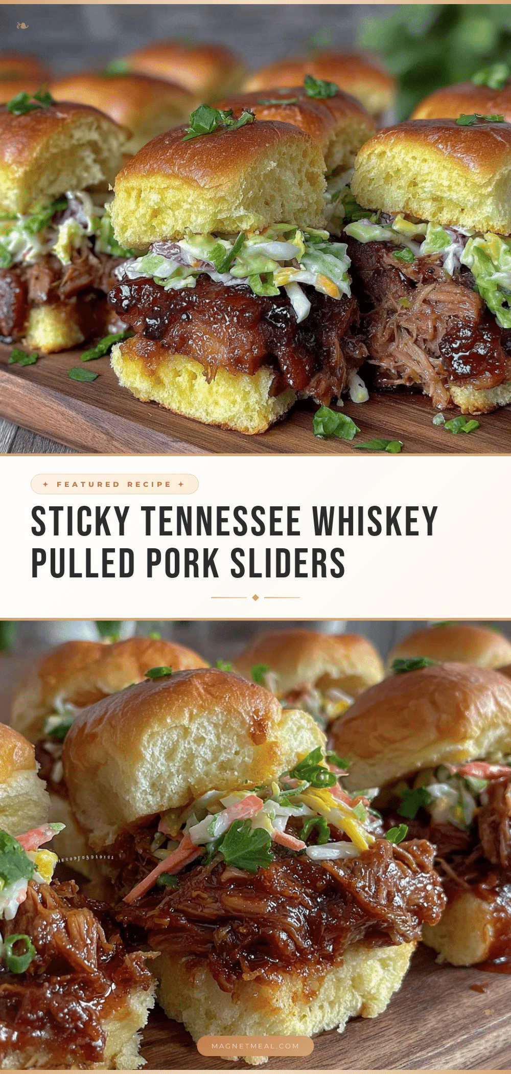 Tennessee Whiskey Pulled Pork Sliders recipe