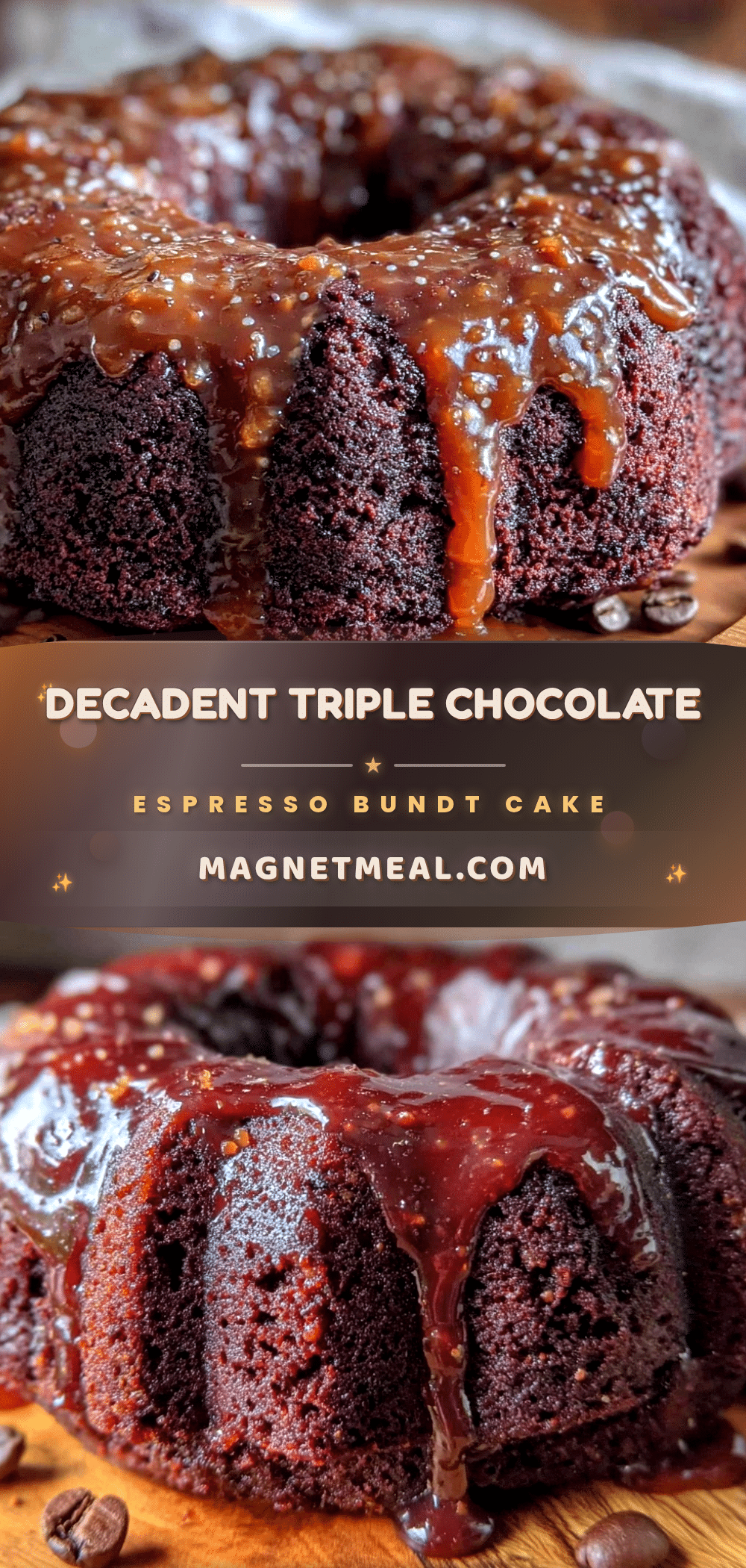 triple chocolate espresso bundt cake recipe