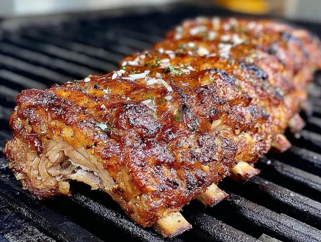 brown sugar memphis dry rub baby back ribs - featured image