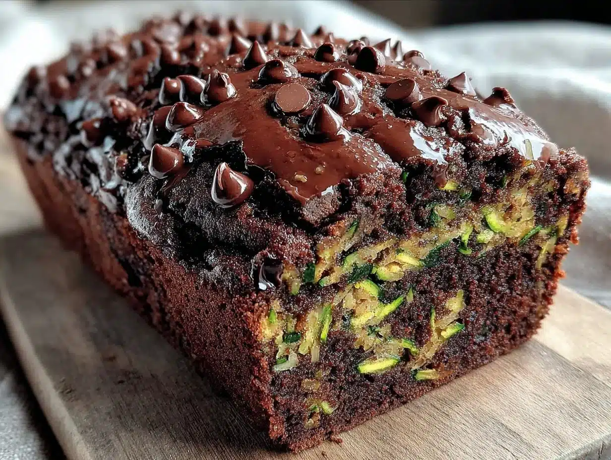 dark chocolate zucchini bread preparation steps