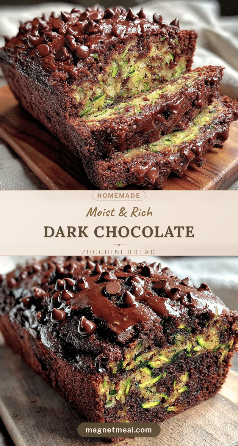 dark chocolate zucchini bread recipe