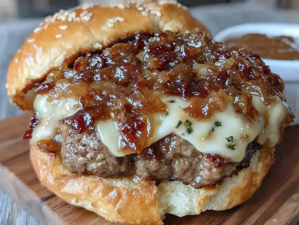 grilled brisket smash burger - featured image