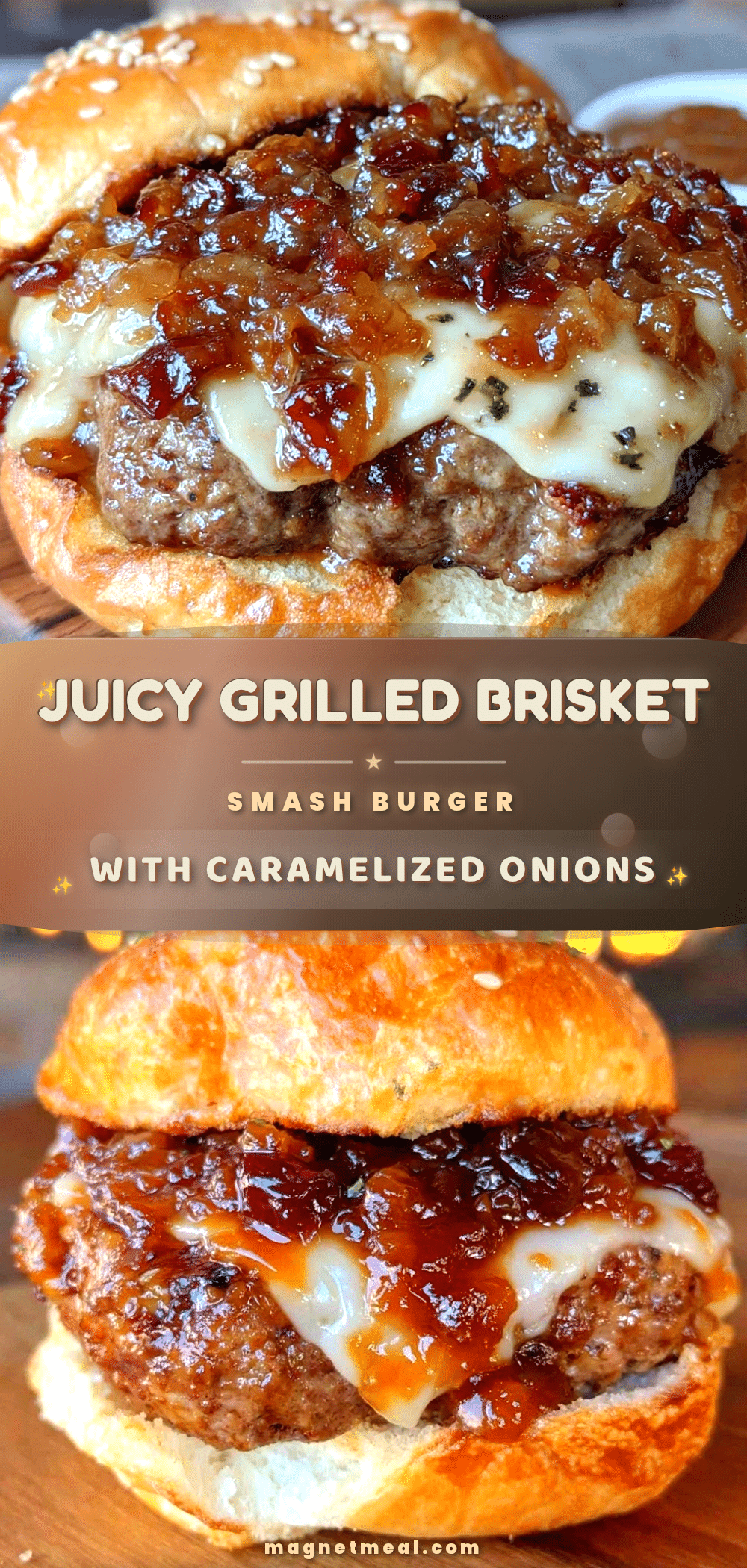 grilled brisket smash burger recipe