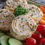 Healthy High Protein Turkey Hummus Roll Ups - featured image