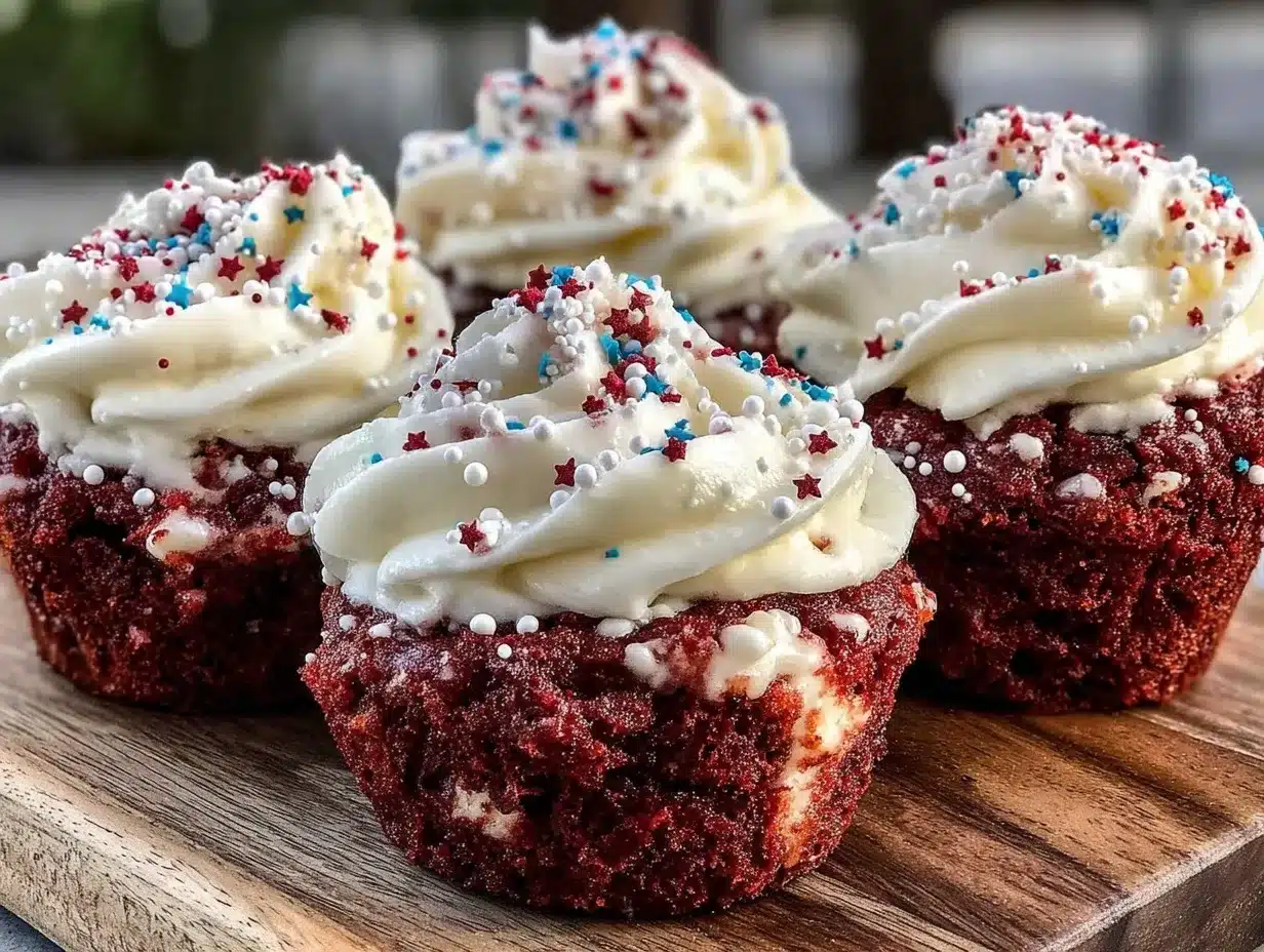 mini red velvet cupcakes preparation steps
